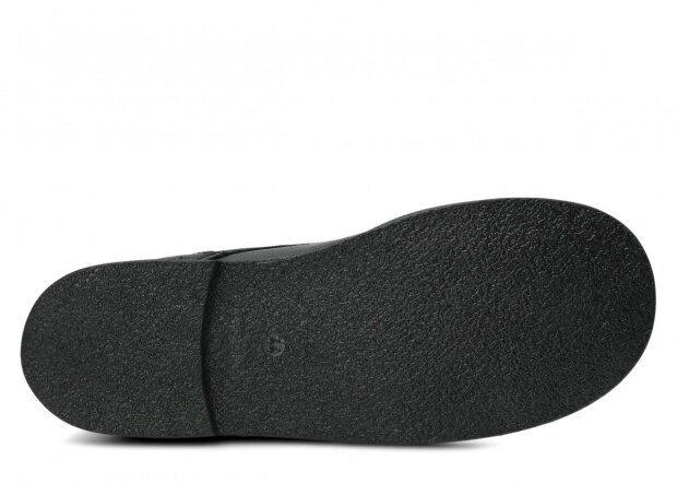 Pánske topánky NAGABA 188 čierna rustic koža