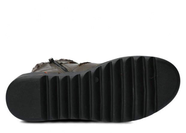 Dámske trekové topánky NAGABA 329 khaki sovage koža