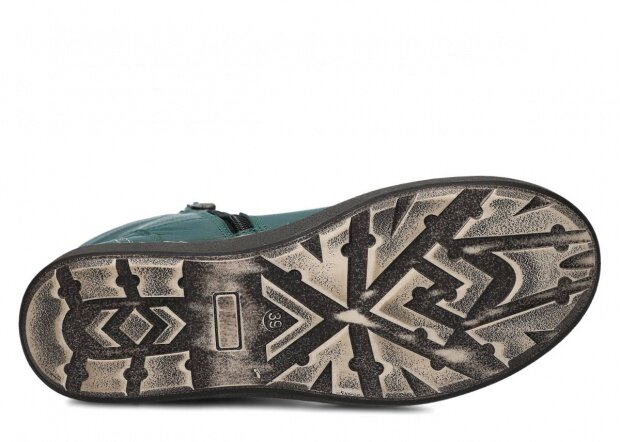 Dámske trekové topánky NAGABA 050 zelená rustic koža