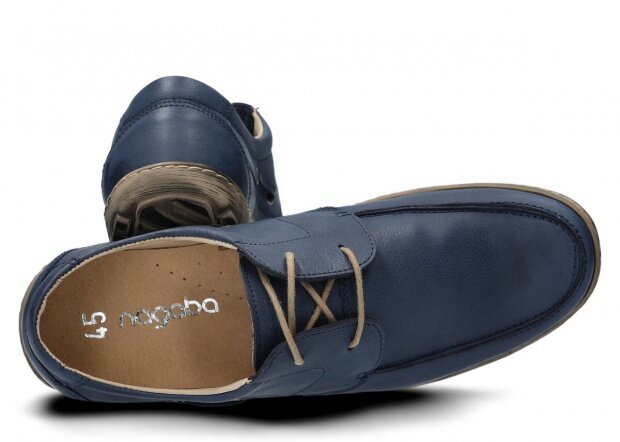 Pánske obuv NAGABA 421 modrá rustic koža