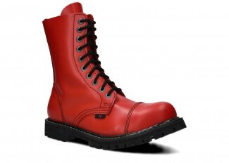 ČLENKOVÉ PÁNSKE MODEL 010H ČERVENÁ BOSMAN - ROZMER 46