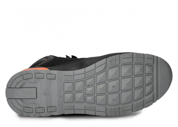 Topánka NAGABA 603 čierna samuel kožené