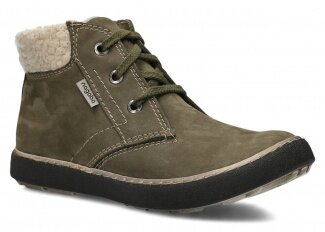 ČLENKOVÉ PRE MLÁDEŽ MODEL 298 KHAKI SAMUEL + KOŽUŠINKA - ROZMER 37