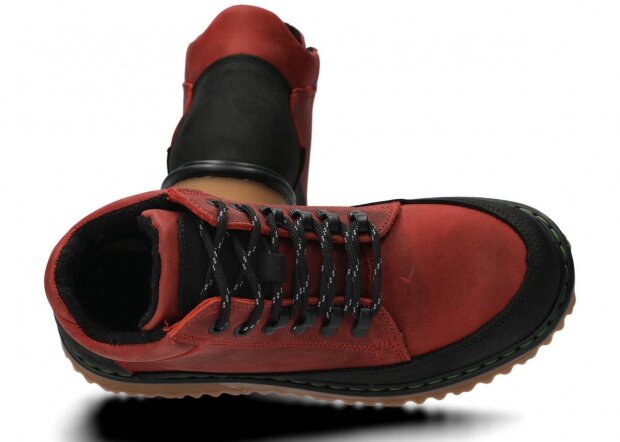 Topánka NAGABA 600 červená crazy kožené