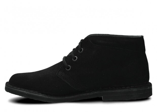 Pánske topánky NAGABA 075 čierna velúrové koža