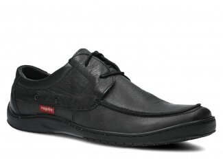 Pánske obuv NAGABA 421<br /> čierna rustic koža