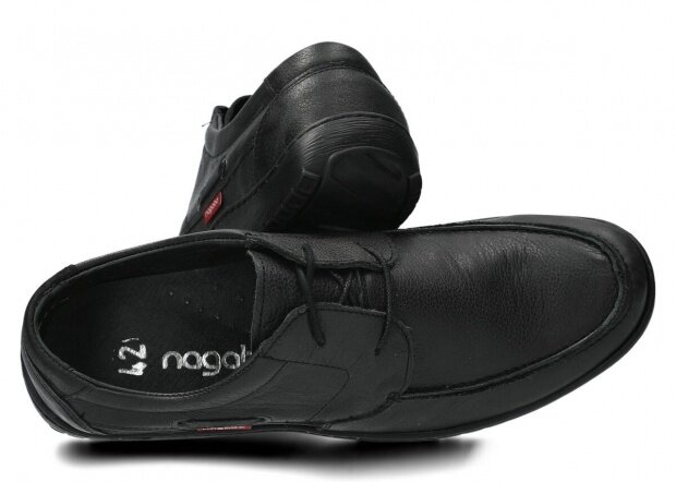 Pánske obuv NAGABA 421 čierna rustic koža