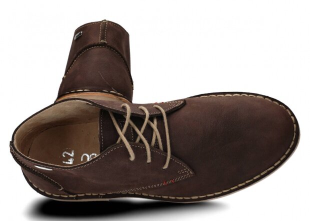 Pánske topánky NAGABA 422 hnedá barka koža