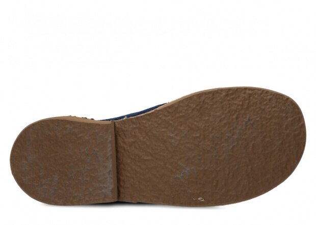 Topánky NAGABA 074 modrá velúrové koža