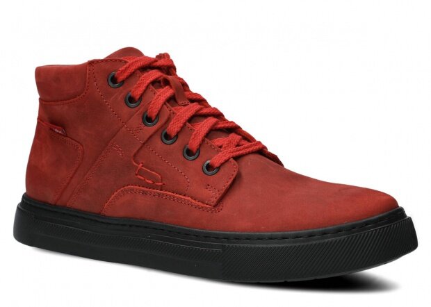 Pánske trekové topánky NAGABA 430 červená crazy koža