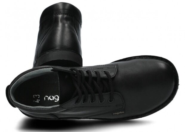 Trekové topánky NAGABA 079 čierna magnum koža