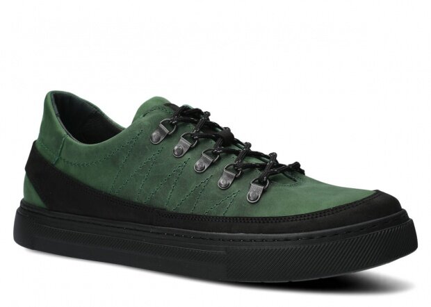 Pánske obuv NAGABA 463 zelená crazy koža
