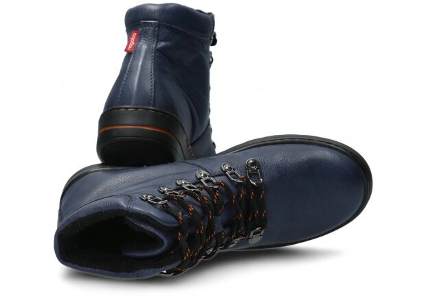 Trekové topánky NAGABA 281 modrá rustic koža