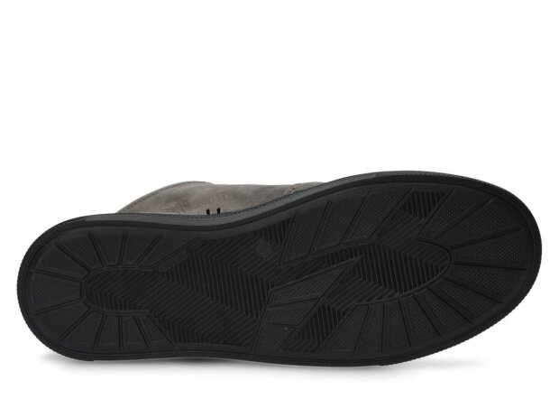 Pánske trekové topánky NAGABA 4181 grafitová crazy koža