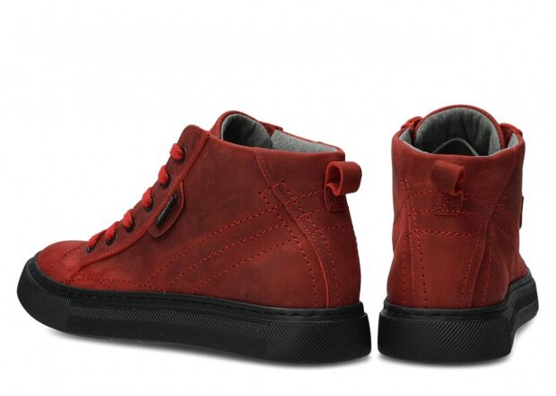 Topánky NAGABA 252 červená crazy koža