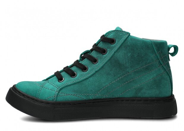 Topánky NAGABA 252 smaragdová crazy koža