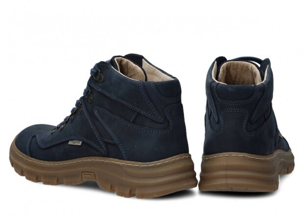 Pánske topánky NAGABA 404 modrá crazy koža