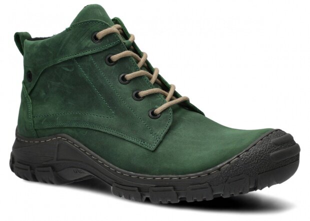 Pánske topánky NAGABA 436 zelená crazy koža