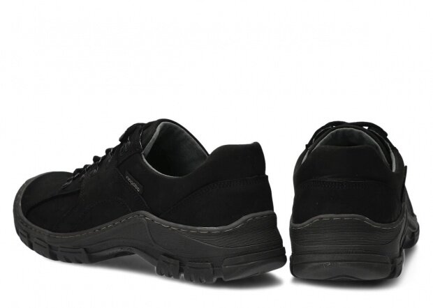 Pánske obuv NAGABA 457 čierna crazy koža