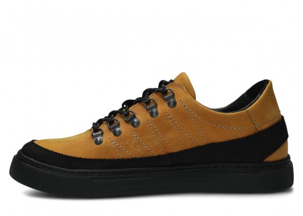Pánske obuv NAGABA 463 žltá crazy koža