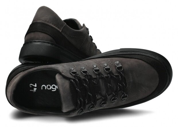 Pánske obuv NAGABA 463 grafitová crazy koža