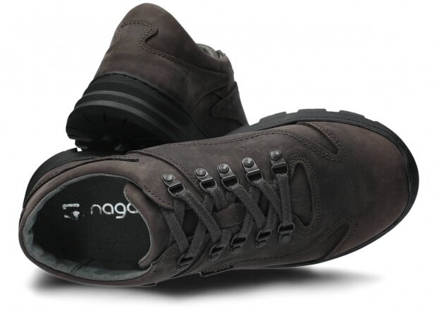 Pánske obuv NAGABA 470 grafitová crazy koža