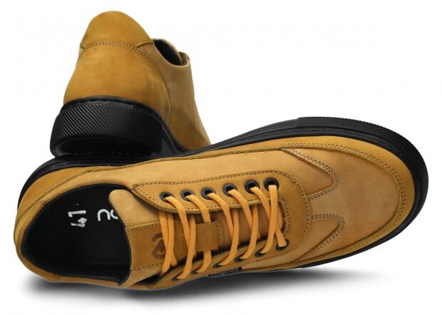 Pánske obuv NAGABA 464 žltá samuel koža