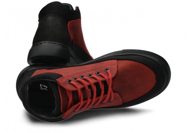 Topánka NAGABA 610 červená crazy kožené