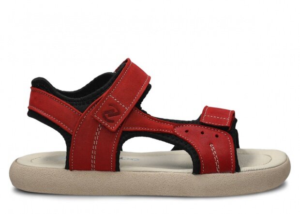 Dámske sandále NAGABA 025 červená parma koža