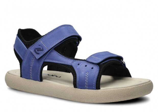 Dámske sandále NAGABA 025 modrá parma koža
