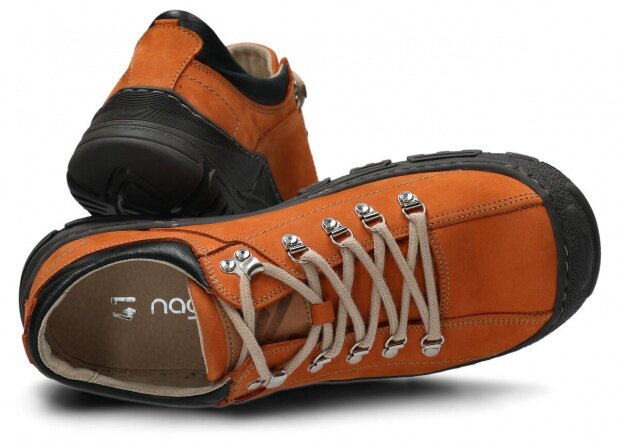 Pánske trekové obuv NAGABA 455 HOCZ oranžová campari koža