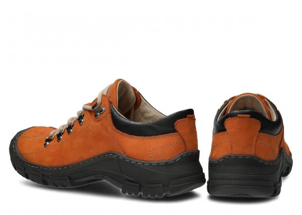 Pánske trekové obuv NAGABA 455 HOCZ oranžová campari koža
