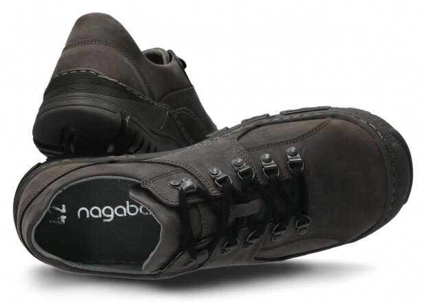 Pánske obuv NAGABA 457 grafitová crazy koža