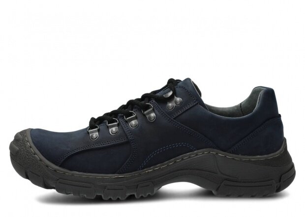Pánske obuv NAGABA 457 modrá crazy koža