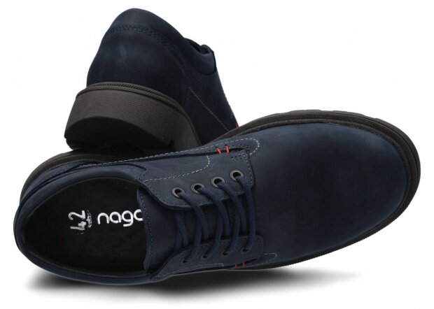 Pánske obuv NAGABA 475 modrá crazy koža