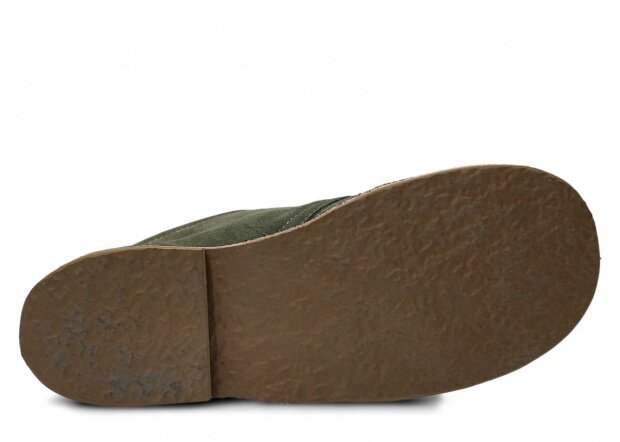 Pánske topánky NAGABA 075 khaki velúrové koža