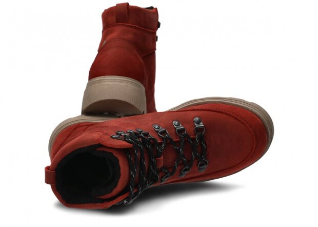 Trekové topánky NAGABA 287 červená crazy koža