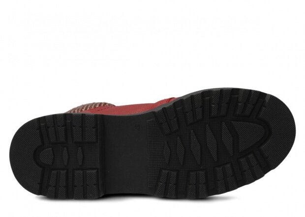 Trekové topánky NAGABA 114 červená oblak koža