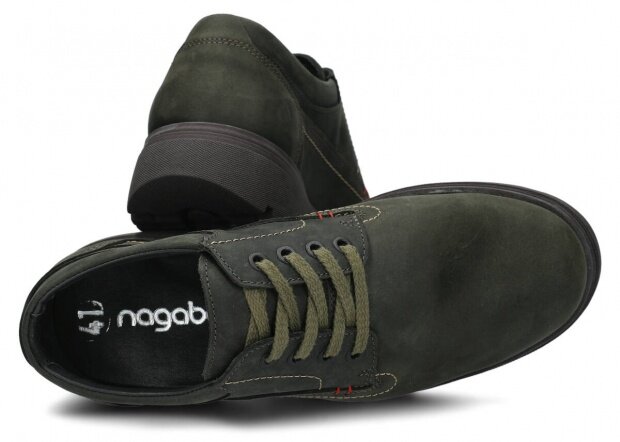 Pánske obuv NAGABA 475 khaki crazy koža