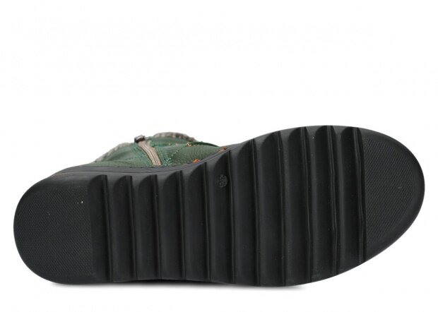 Dámske trekové topánky NAGABA 337 zelená oblak koža