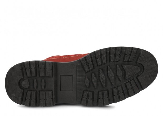 Pánske trekové topánky NAGABA 471 červená crazy koža