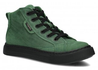 Topánky NAGABA 252 zelená crazy koža