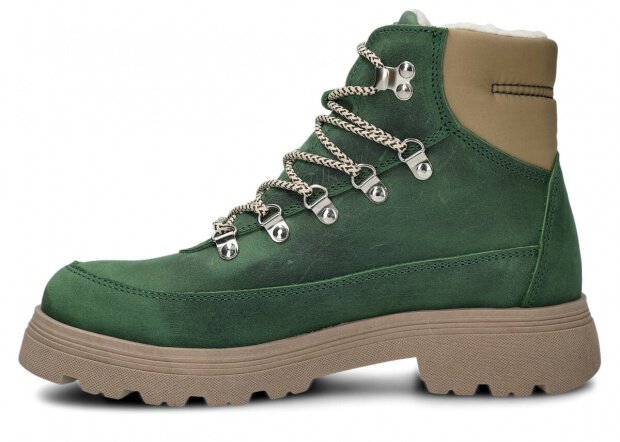 Trekové topánky NAGABA 285 zelená crazy koža