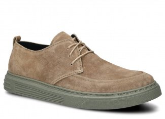 Pánske obuv NAGABA 473 béžová velúrové wax koža