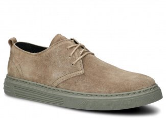 Pánske obuv NAGABA 474 béžová velúrové wax koža