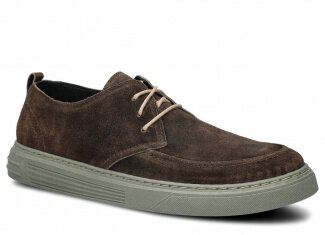 Pánske obuv NAGABA 473 hnedá velúrové wax koža