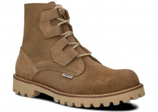 Pánske traper topánky NAGABA 488/1 béžová velúrové koža