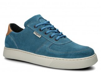 Pánske obuv NAGABA 439 jeans velúrové koža