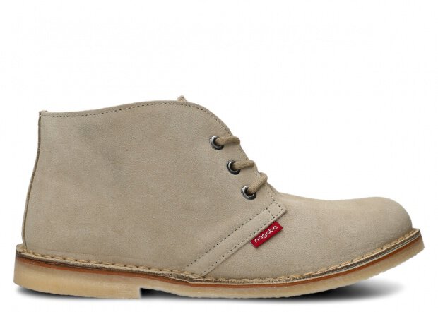 ČLENKOVÉ PRE MLÁDEŽ MODEL 082 BÉŽOVÁ VELÚROVÉ - ROZMER 41