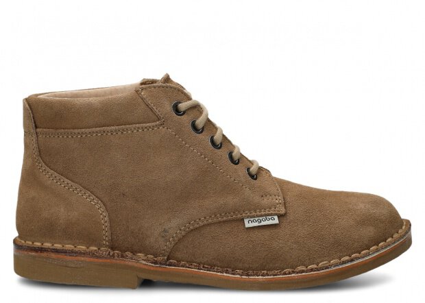 ČLENKOVÉ PÁNSKE MODEL 0761 BÉŽOVÁ VELÚROVÉ - ROZMER 42